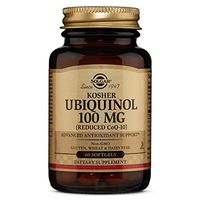 Solgar Ubiquinol 100 mg Kosher (Reduced CoQ-10) 60 Softgels