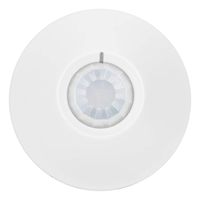 Ceiling Detector Infrared Body Motion Sensor, PIR Ceiling Mounted Infrared Sensor Unit Doublet for Alarm System for Led Lights Fluorescent Incandescent (Normally Open)