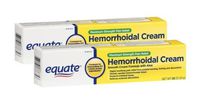 Equate Max Strength Pain Relief Hemorrhoidal Cream, Two 1.8 Ounce Tubes