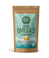 Vegan Omega 3 - Algae Oil, 90 Capsules (300mg DHA & 150mg EPA/Serving) - Sustainable Alternative to Fish Oil