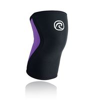 Rehband Rx Knee Support - 3mm - Black/Purple - XLarge - 1 Sleeve