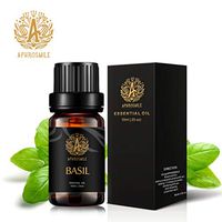 Aphrosmile Basil Essential Oil - 100% Pure Basil Oil, Organic Therapeutic-Grade Aromatherapy Essential Oil 10mL/0.33oz