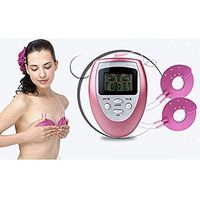 Portable Electric Pulse Digital Breast Enhancer,Vibrating Enlargement Massage Kit,Natural Pink
