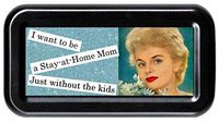 Stay at Home Mom Without The Kids Sarcasm Funny Retro Tampon Case