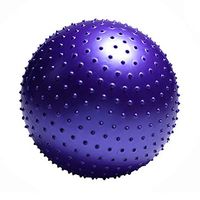 FLYWM,Swiss Ball Yoga Non-Toxic Anti-Burst Ball Workout Anti-Burst Slip-Resistant Yoga Fitness Exercise Professional Grade Anti-Burst Fitness,purple-2-60cm