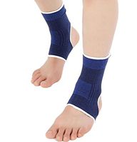 LAAT 1 Pair Elastic Ankle Braces Ankle Foot Feet Brace Ankle Support Protect Pads Gym Ankle Pain Pad for Any Sports