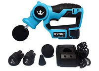Kyng Fitness Massage Gun Professional Deep Tissue Massager Handheld Massage Gun Percussive Vibration Therapy Deep Tissue Ranked #1 Massager Comes with (2) Powerful Samsung 12 V Li-on Batteries