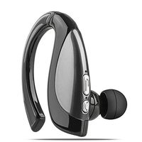 Leoie Wireless Business Bluetooth Headphones Noise Cancelling Earphones Earbuds Headset Earpiece for Driving Gray