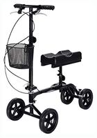 Crutch, Steerable Foldable Turning Brake Knee Walker Scooter