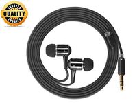 Super-Bass Headphones/Earphones/Earbuds, 3.5mm Wired Headphones Noise Isolating Earphones Built-in Microphone & Volume Control Compatible with All Model Phones,Notebook,Tablet,pc, iOS/Android/MP3 MP4