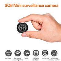 Ocamo Mini Surveillance Camera Portable HD 1080P Cam Wide Angle Night Vision Cameras