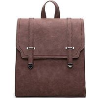 F&W WF Backpack-Retro Backpack Casual Women's Bag College Wind Travel Bag Joker Bag (Color : Coffeecolor)