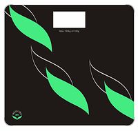 NewlineNY Signature Series Flowing Leaves Digital Bathroom Scale SBB1312 Blue Back-Light Display Sense On