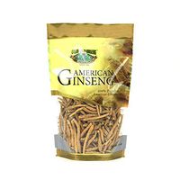 Green Gold Ginseng SKU YZ 165-8B | Long-Small Roots in 8oz Economy Bag | American Ginseng Roots from Marathon County, WI | 花旗(西洋) 參原枝小一號 8 oz 袋裝 8oz Bag