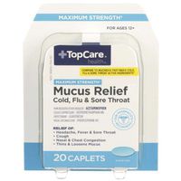 Top Care Mucus Relief Cold, Flu & Sore Throat (Pack of 20)
