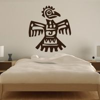 Wall Sticker Room Decal Pyramid Aztec Ancient Culture Magic Tribe Bedroom bo2540