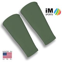 iM Sports SKINGUARDS Skin Protection Forearm Sleeves + Protects Aging or Thin Skin + UV Protection - Unisex + Made in USA - Olive Green - X-Large/XX-Large - Pair