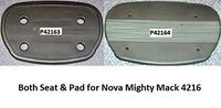 Both Seat and Pad for Nova Mighty Mack 4216 Rollator - P42163 & P42164