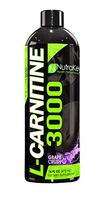 NutraKey L-Carnitine 3000 Liquid Fat Burner, (Grape Crush) 31 Servings