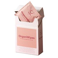 OrganiWipes – Organic Menstrual Cup Wipes 10pcs – Perfume-Free – Individually Wrapped – Organic Cotton – Biodegradable