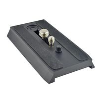 120mm Quick Release Sliding Plate Camera Mount with 1/4" and 3/8" Mounting Screws for Manfrotto 501HDV 503HDV 701HDV MH055M0-Q5
