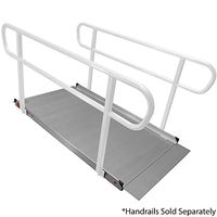Titan 6' Aluminum Wheelchair Entry Ramp Only Solid Surface Scooter Mobility Access