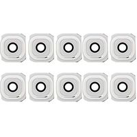 JUNXI Phone case Phone Cover 10 PCS Camera Lens Cover for Galaxy S6 / G920F(Gold) (Color : White)