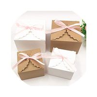30pcs/lot Gift Box Candy Boxes Snack Boxes for Candy\Cake\Jewelry\Gift\Toy\Party Packing Boxes,White,6.5x6.5x4.5cm