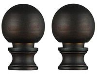 Westinghouse 7000500 Oil Rubbed Bronze Finish Ball Lamp Finial (2-Pack)