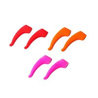 3 Pairs Anti-Slip Eyeglass Retainer Holder Sleeve Ear Hook Lock Red Pink Orange