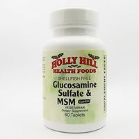 Holly Hill Health Foods, Glucosamine Sulfate and MSM (Shellfish Free), 60 Vegetarian Tablets