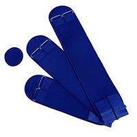 3Pcs/Set Posture Corrector Belt O/X Form Knee Protector Bowlegs Knee Leg Correction Brace Bands Straighte Sport Accessories (Color : Blue)