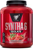 BSN SYNTHA-6 ISOLATE Protein Powder, Whey Protein Isolate, Milk Protein Isolate, Flavor:  Strawberry Milkshake, 48 servings(Packaging may vary)