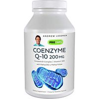 Andrew Lessman Coenzyme Q-10 200 mg 240 Capsules – Essential for Energy Production and Optimum Key Organ Function, Anti-Oxidant Support, Depleted by Aging, Plus B-Complex. Easy to Swallow Capsules
