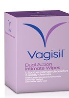 Vagisil Dual-Action Wipes - Pack of 12 Sachets by Vagisil