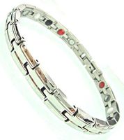 Anion Magnetic Fir Energy Germanium Stones Power Bracelet Health 4in1 Bio Lady's 102