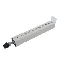 Jeacent A/C Security Window Lock Bar, Door Security Bars - Sturdy Steel, Extends from 7 3/4" to 14 3/8" for Sliding Windows with AC Unit Installed