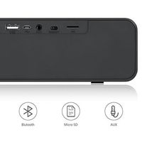 Portable Bluetooth Speakers,NUOXI K116 Wireless V4.0 Indoor & Outdoor Speaker,Built-in Mic, Dual-Driver with HD Sound and Bass,Two Passive Subwoofers