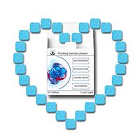 BigbigHouse high Efficiency Washing Machine Cleaner for Front Loader, Top Loader, HE Washer, 24-Tablets