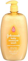 JOHNSON'S Shea & Cocoa Butter Baby Wash 28 oz (Pack of 5)