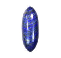 Lapis Lazuli Massage Wand Medium Smooth Oval 2 1/2 Inches