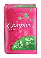 Carefree Pantiliners Orinal Regular To Go Fresh Scent , 20 Count