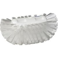 Vikan 70395 8" Polypropylene Bristle Hand-Held Tank Brush, White