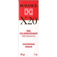 Rosance X20 Skin Whitening Cream Gel Eclaircissant Performance 1 oz / 30 g