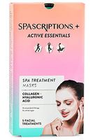 SpaScriptions Active Essentials- Collagen + Hyaluronic Acid Spa Treatment Masks