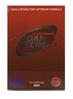 Adam’s Secret 2000 100% Maximize Performance Naturally! Effectively Increase Energy Levels - 10 Pills Pack