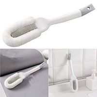 Xisheep Shoe Brush, Shoes Brush Long Handle Durable Soft Bristle Multifunction Cleaning Brushes Cleaning Supplies Home Decorations, for Home DIY White