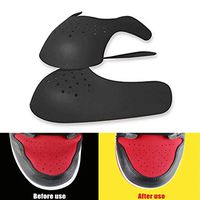 DengRen Shoes Shield Protector Toe Box to Reduce, Sports Shoes Shields, Against Shoe Creases,for Running Casual Shoes - Toe Box Crease Preventers Satisfactory Service Black Men(7-12)