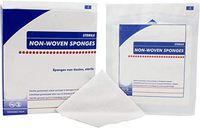 AMZ Medical Non-Woven Sponges 4 x 4 Pack of 100 sterile dressings for Wounds Non-linting 4-ply Rayon/Poly Blend Single use Latex-Free Individually Packaged