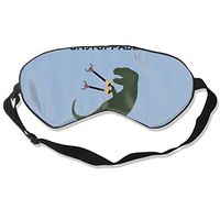 Super Smooth Soft Eye Mask Eye Cover for Boys & Girls, Tyrannosaurus Rex Dinosaur Unstoppable Blue Sleeping Mask for Night Sleeping Trip Yoga, Machine Washable Block Out Light